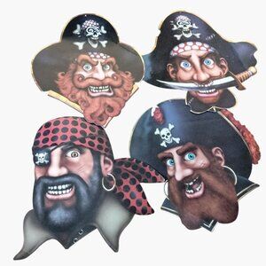 Pirate Crew Wall Decorations Halloween Birthday Party lot 4